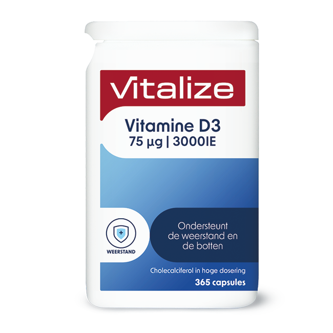 Vitalize Vitamine D3 Forte 75 µg 365 capsules